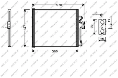 Condenser, air conditioning (BM045C001)