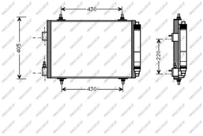 Condenser, air conditioning (CI520C001)