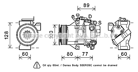 Compressor, air conditioning (TOK681)