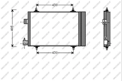 Condenser, air conditioning (CI422C001)