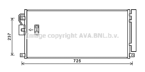 Condenser, air conditioning (OL5638D)