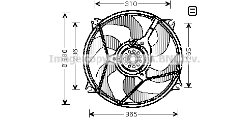 Fan, engine cooling (CN7530)