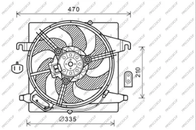 Fan, engine cooling (FD006F003)