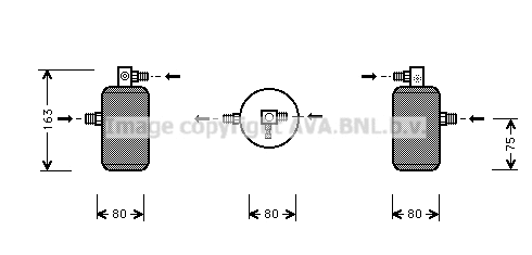 Dryer, air conditioning (CND163)