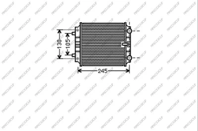 Radiator, engine cooling (AD038R005)