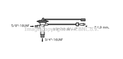 Expansion Valve, air conditioning (VO1123)