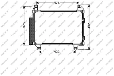 Condenser, air conditioning (TY325C003)