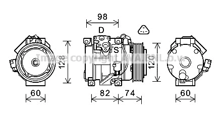 Compressor, air conditioning (TOK724)