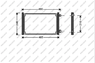 Condenser, air conditioning (FT019C001)