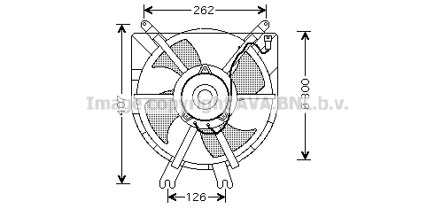 Fan, engine cooling (AU7503)