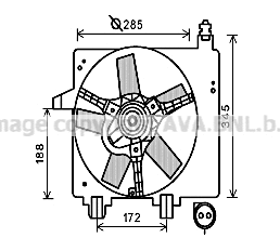Fan, engine cooling (FD7550)