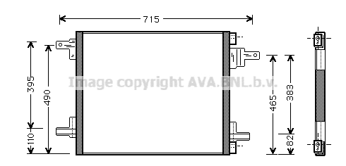 Condenser, air conditioning (MSA5345)