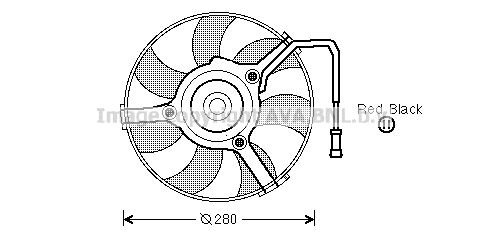 Fan, engine cooling (AI7504)