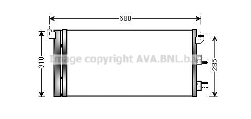 Condenser, air conditioning (FTA5293D)