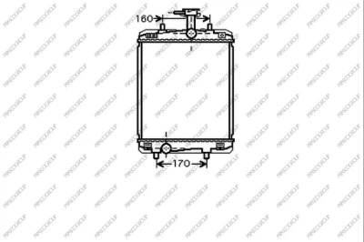 Radiator, engine cooling (CI201R003)