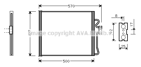 Condenser, air conditioning (BW5192)