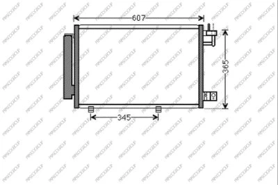 Condenser, air conditioning (FD344C001)