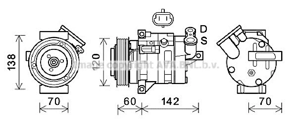 Compressor, air conditioning (CTK052)