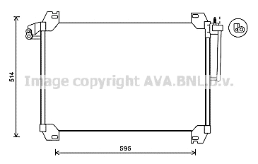 Condenser, air conditioning (SBA5074)