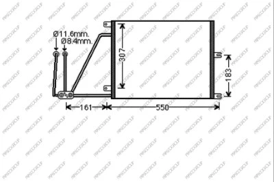 Condenser, air conditioning (OP052C002)