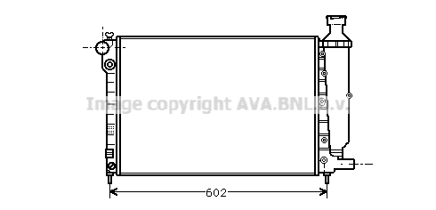 Radiator, engine cooling (PE2014)