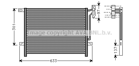 Condenser, air conditioning (BW5397)