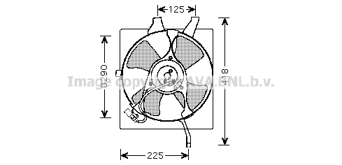 Fan, engine cooling (HD7531)