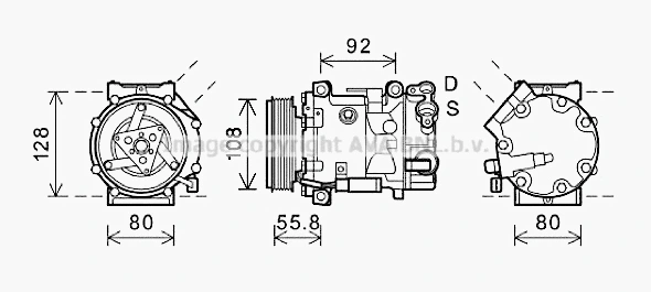 Compressor, air conditioning (CNK282)