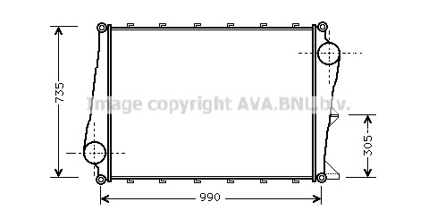 Charge Air Cooler (VL4021)