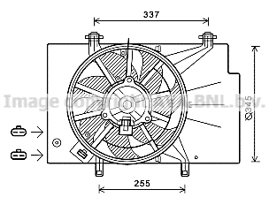 Fan, engine cooling (FD7557)