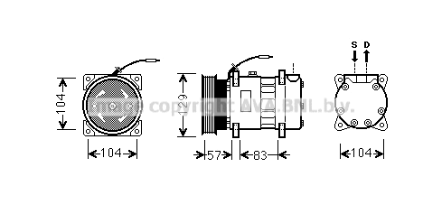 Compressor, air conditioning (RTK436)