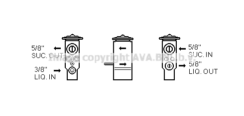 Expansion Valve, air conditioning (FE1005)