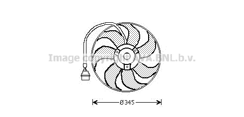 Fan, engine cooling (AI7509)