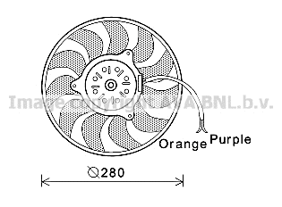Fan, engine cooling (AI7517)