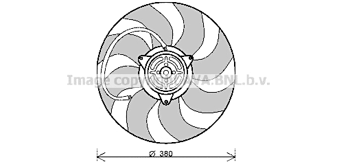 Fan, engine cooling (AI7513)