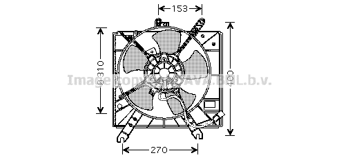 Fan, engine cooling (KA7505)