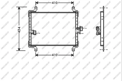 Condenser, air conditioning (CI950C003)