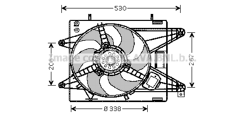 Fan, engine cooling (FT7510)
