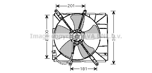 Fan, engine cooling (TO7504)