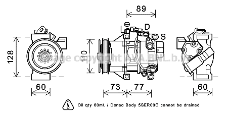Compressor, air conditioning (TOK629)