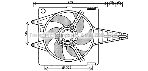 Fan, engine cooling (FT7547)