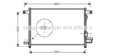Condenser, air conditioning (DW5061D)