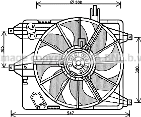 Fan, engine cooling (RT7544)