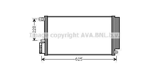 Condenser, air conditioning (ALA5115D)