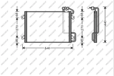 Condenser, air conditioning (RN026C002)