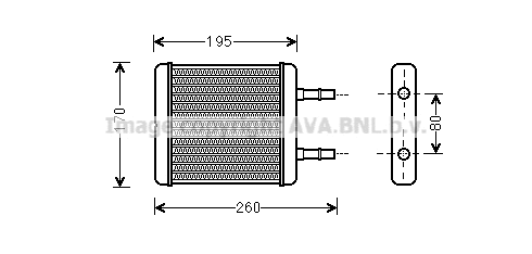 Heat Exchanger, interior heating (HY6216)