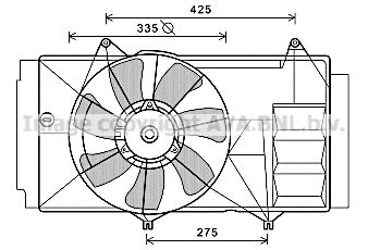 Fan, engine cooling (TO7580)