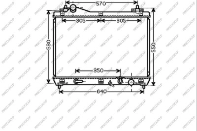 Radiator, engine cooling (SZ056R002)