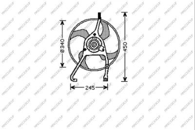 Fan, engine cooling (CI304F002)