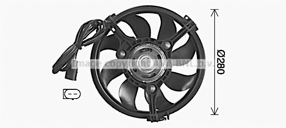 Fan, engine cooling (AI7520)